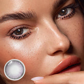 Hinata Fresh Gray Prescription Coloured Contact Lenses - BEAUEYE (UK)